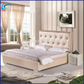 Superior Comfort Tufted Headboard PU Leather Upholstered Bedroom Bed